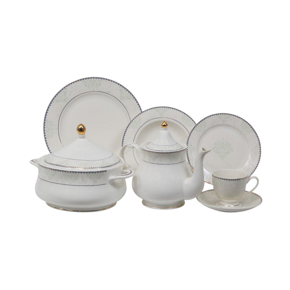 DINNER SET 61PC BONE CHINA GW-G04 ET Default Title - MamasJan Crockery