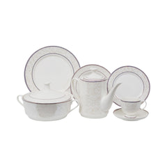 DINNER SET 61PC BONE CHINA HN2007 KC Default Title - MamasJan Crockery
