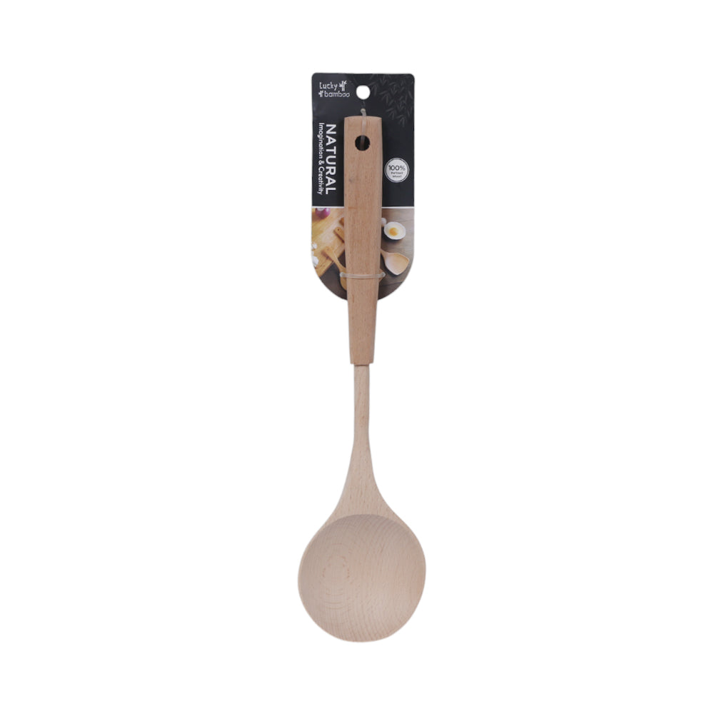 COOKING SPOON WOODEN IR 733-20 Default Title - MamasJan Crockery