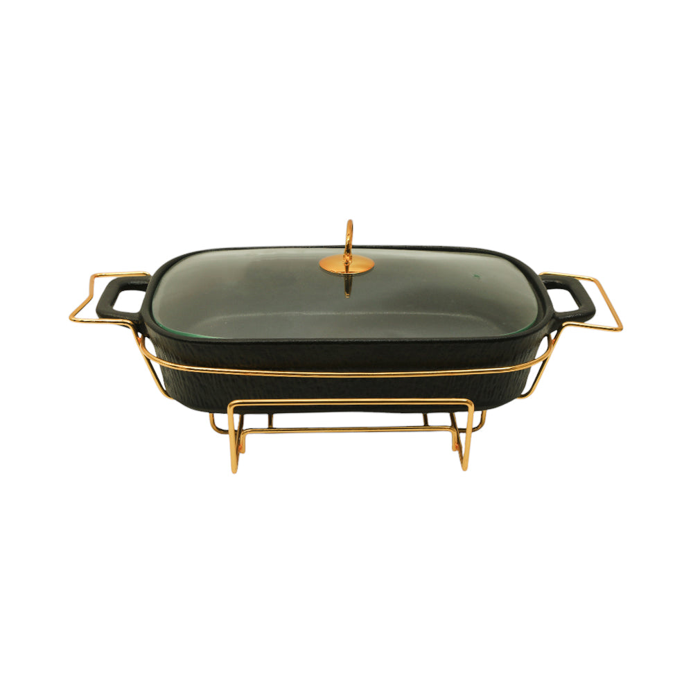 DONGA SQUARE 17INCH HOME PLUS CX2422N MATT BLACK MT Default Title - MamasJan Crockery