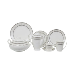 DINNER SET 85PC BONE CHINA AZDS027 ET Default Title - MamasJan Crockery