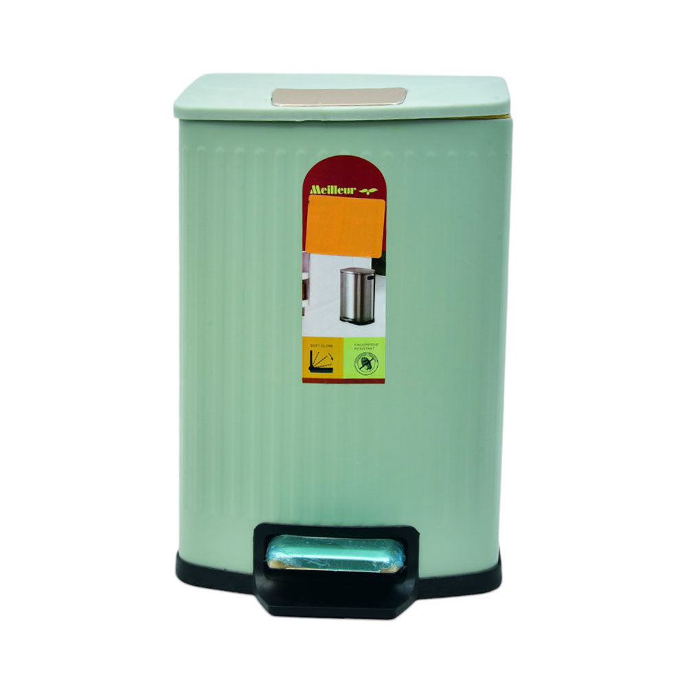 DUST BIN IR JF-A7-7L GREEN Default Title - MamasJan Crockery