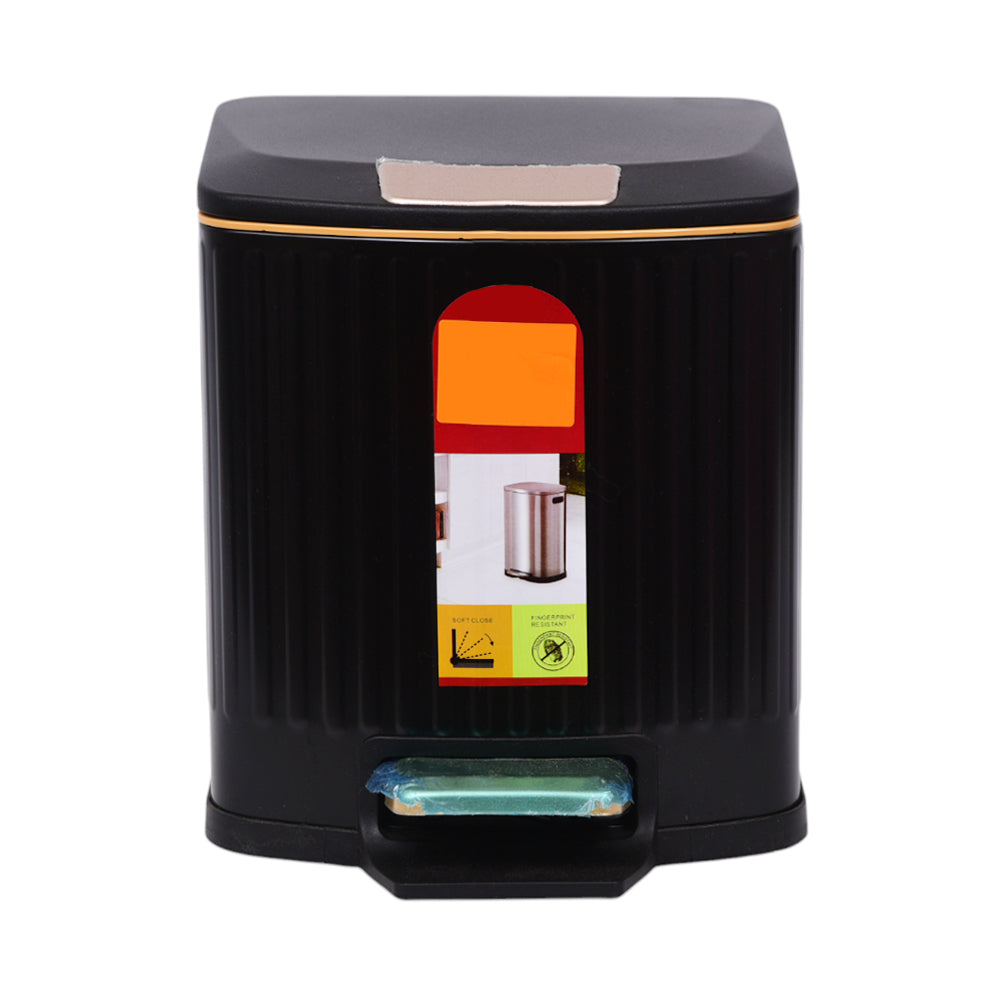 DUST BIN IR JF-A7-5L BLACK Default Title - MamasJan Crockery