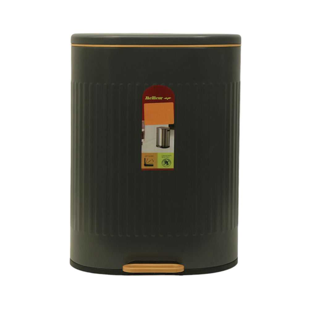 DUST BIN IR JF-F1-12L GREY Default Title - MamasJan Crockery
