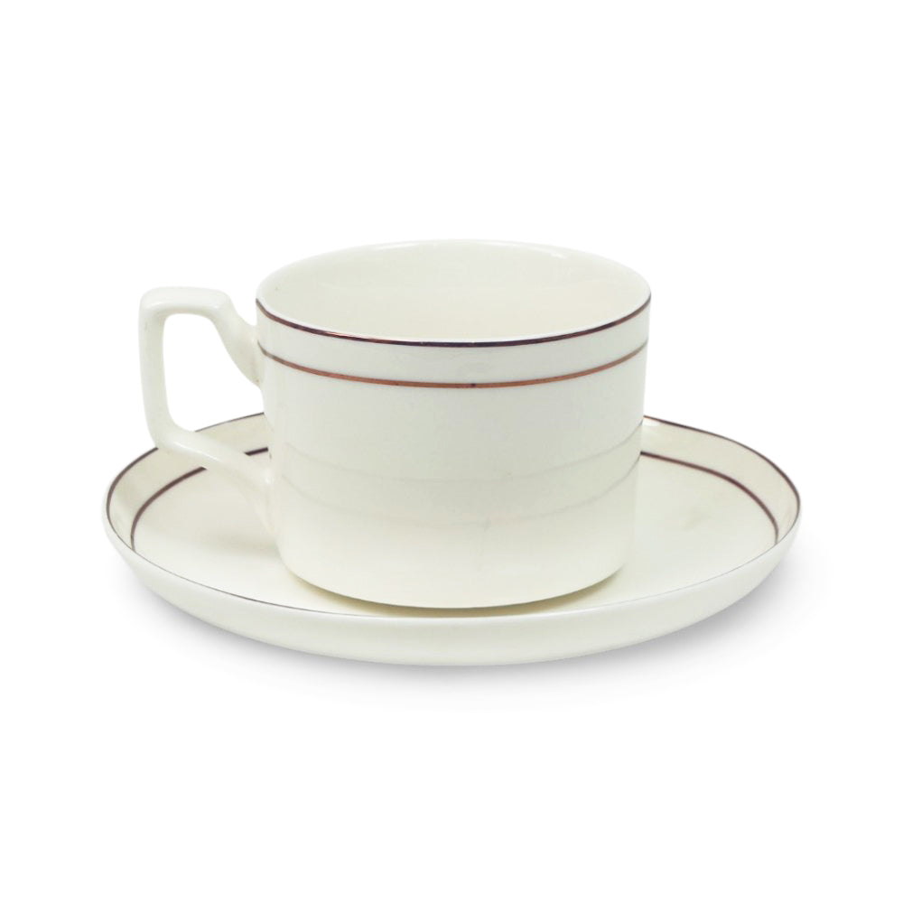 CUP & SAUCER BONE CHINA GGK-SH141 MT (Pack of 6) Default Title - MamasJan Crockery