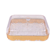 DISH DRY FRUIT ACRYLIC SQUARE 244 AW Default Title - MamasJan Crockery