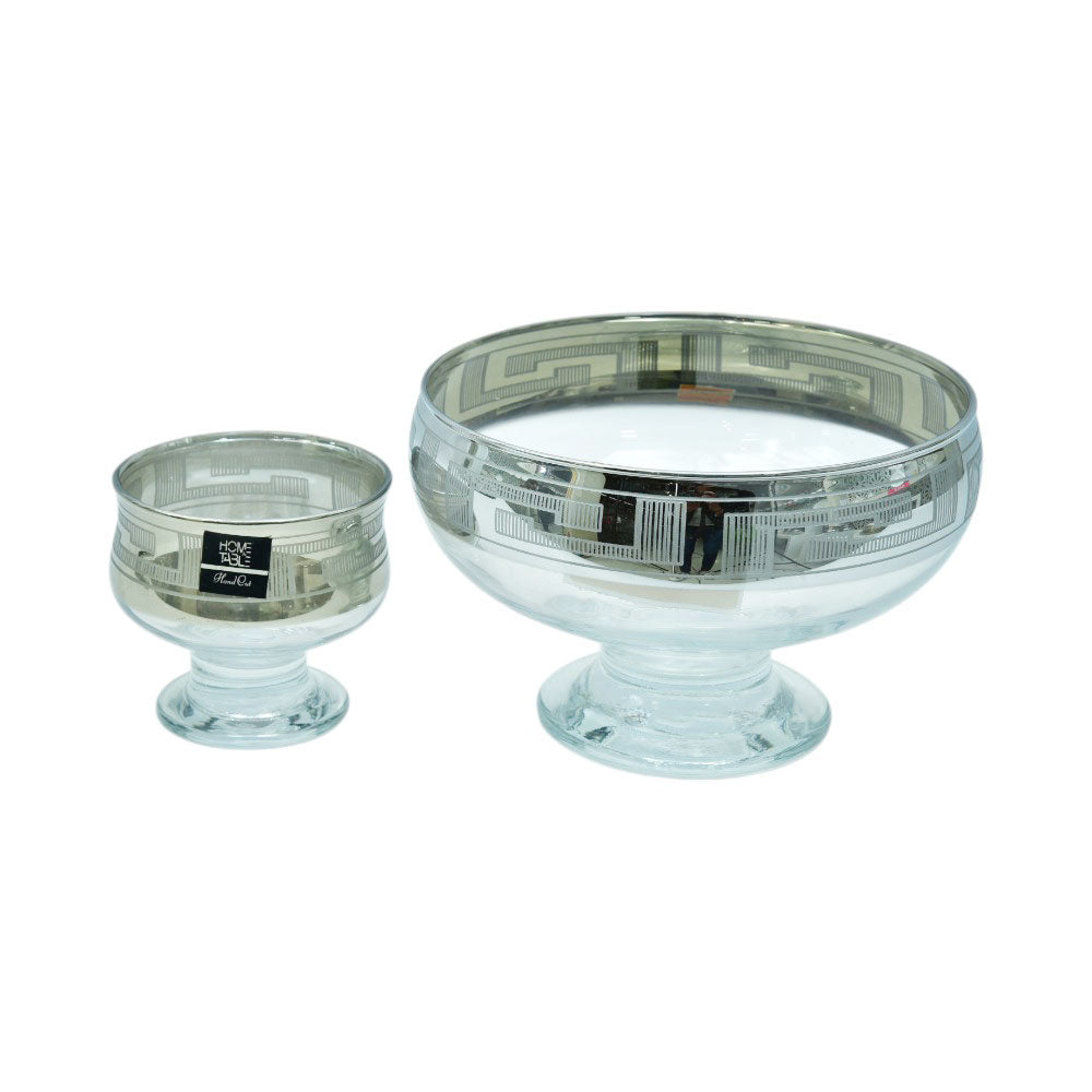 FRUIT SET 7PC PSB HOME & TABLE CUT SILVER L97076-HSB019 Default Title - MamasJan Crockery