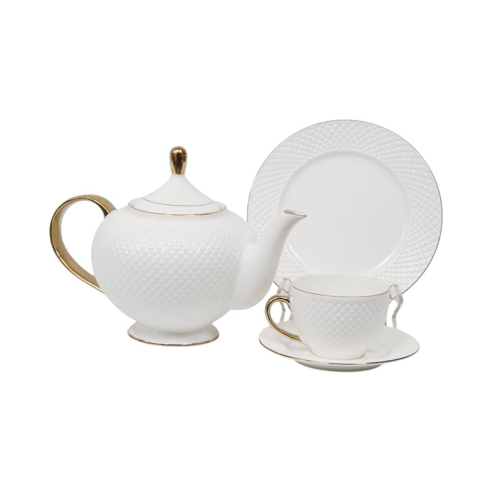 TEA SET 24PC BONE CHINA YHE-GGK1608 RC Default Title - MamasJan Crockery