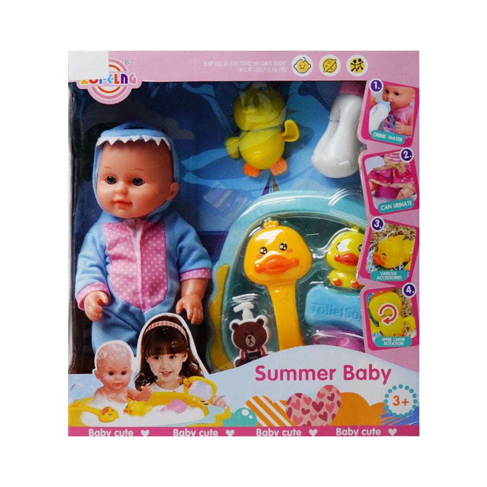 L008-14 12 INCH SUMMER BABY DOLL Default Title - MamasJan Toys