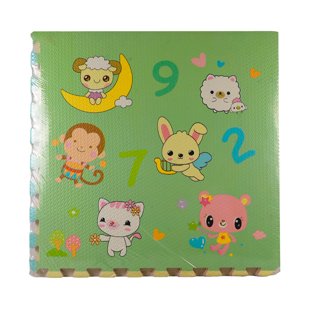 004 EVA PUZZLE MAT ANIMAL ID Default Title - MamasJan Toys