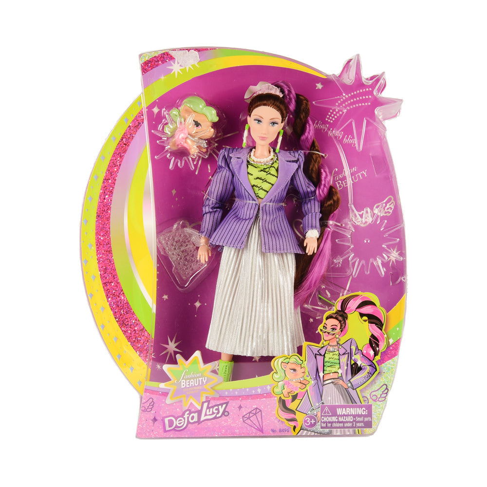 8496 DEFA LUCY FASHION BEAUTY DOLL Default Title - MamasJan Toys