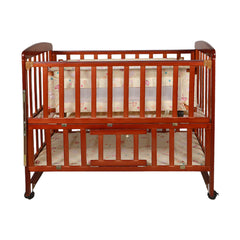 BABY WOODEN COT 626 Default Title - MamasJan Toys