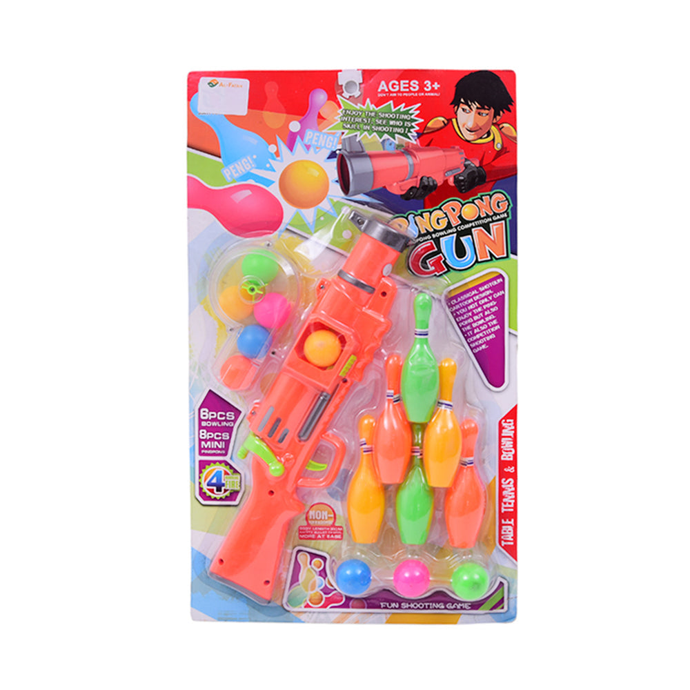 648F PING PONG BALL TARGET GUN IN CARD A.I Default Title - MamasJan Toys