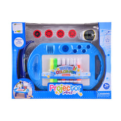 22088-17B PROJECTOR ART WRITING BOARD BLUE Default Title - MamasJan Toys