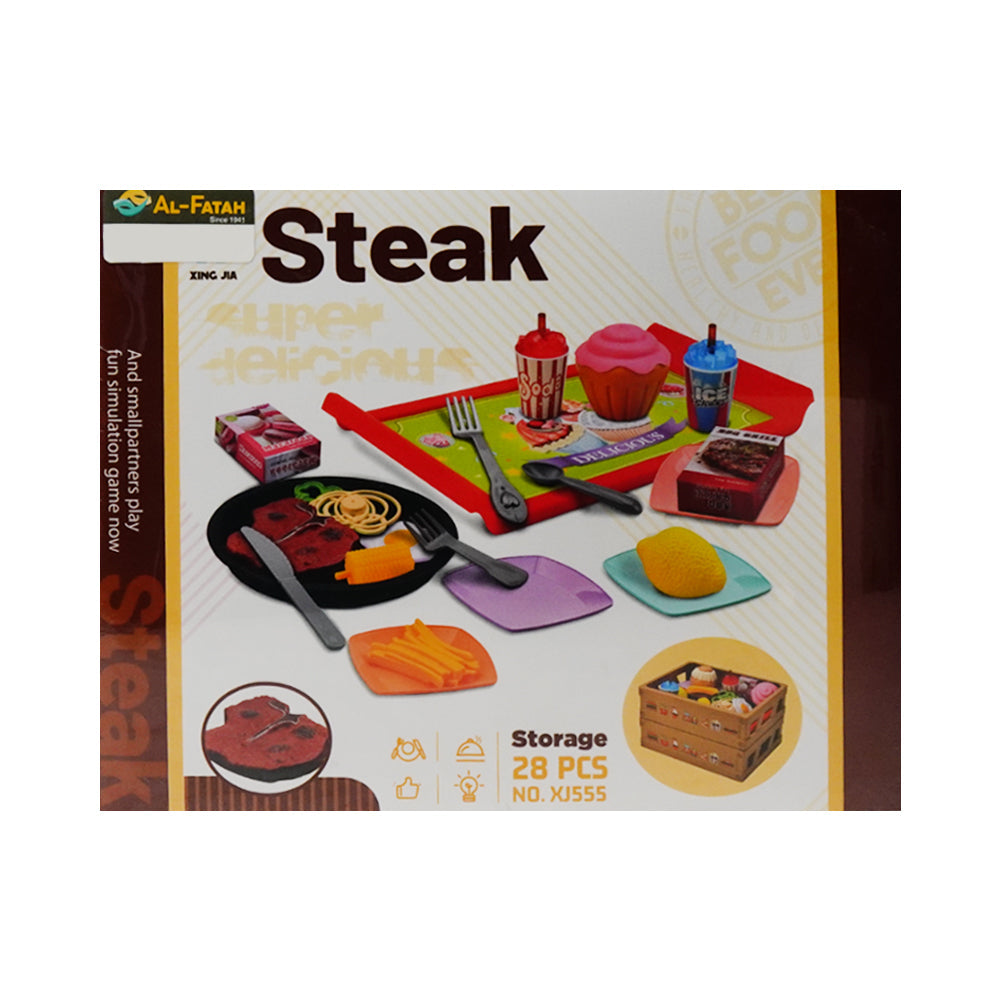 XJ555 STEAK PLAY SET IR Default Title - MamasJan Toys