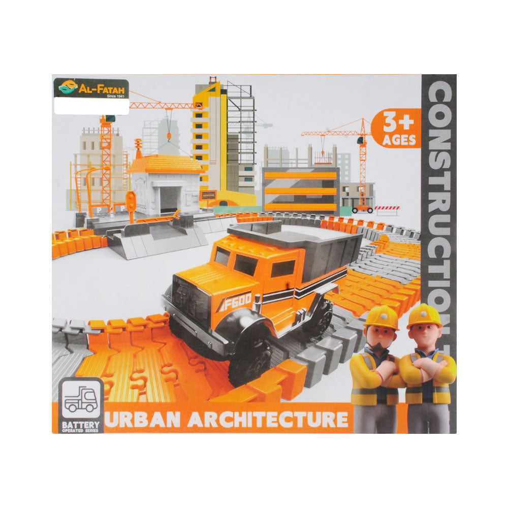 FYS-GC14 ENGINEERING RAIL TRUCK SET 103PCS IR Default Title - MamasJan Toys