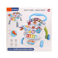 BABY WALKER 3IN1 IR 6606A Default Title - MamasJan Toys