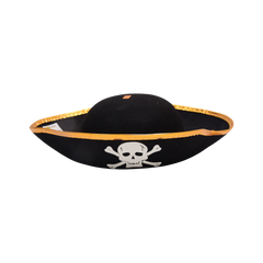 033 H-W PIRATE CAP BLACK BIG Default Title - MamasJan Toys