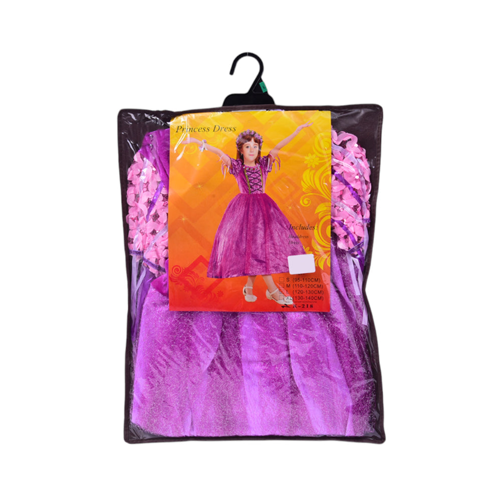 K218 PRINCESS PURPLE COSTUME M Default Title - MamasJan Toys
