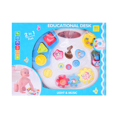 3901 MUSICAL LEARNING DESK 2 IN 1 Default Title - MamasJan Toys