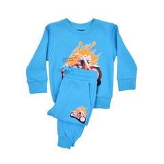 BOYS TRACK SUIT HOP & ROLL SKY MZW-24 2-3 YEAR BT206 Default Title - MamasJan KidsWear