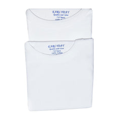 BOYS S/L VEST 2PC PACK NICE & EASY MZS-24 7-8 YEAR 009 Default Title - MamasJan KidsWear