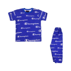 BOYS S/S 2PC SLEEPING SUIT MZS-24 1-2 YEAR NSBK-7 Default Title - MamasJan KidsWear