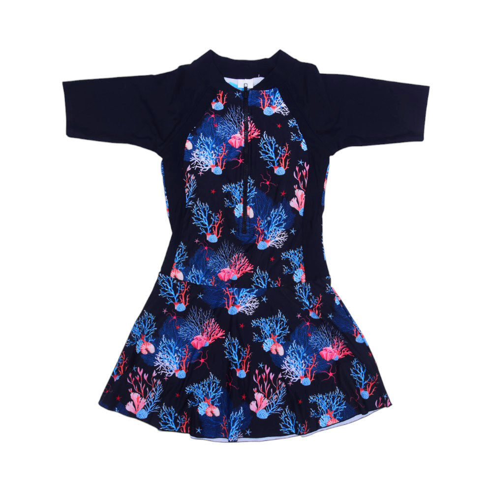 GIRLS SWIMMING COSTUME MZS-24 LARGE 61920 THAI Default Title - MamasJan KidsWear