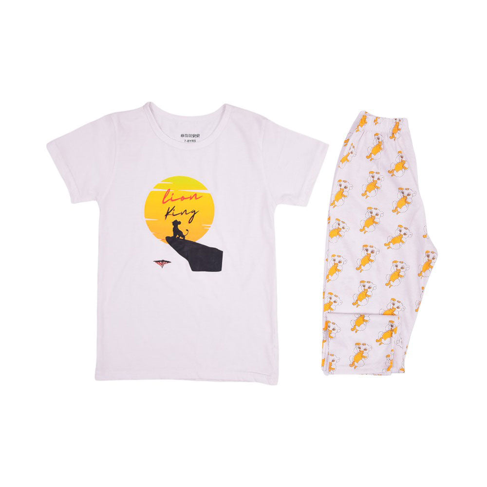 BOYS S/S 2 PC PACK SLEEPING SUIT MZS-24 7-8 Y 5620 Default Title - MamasJan KidsWear