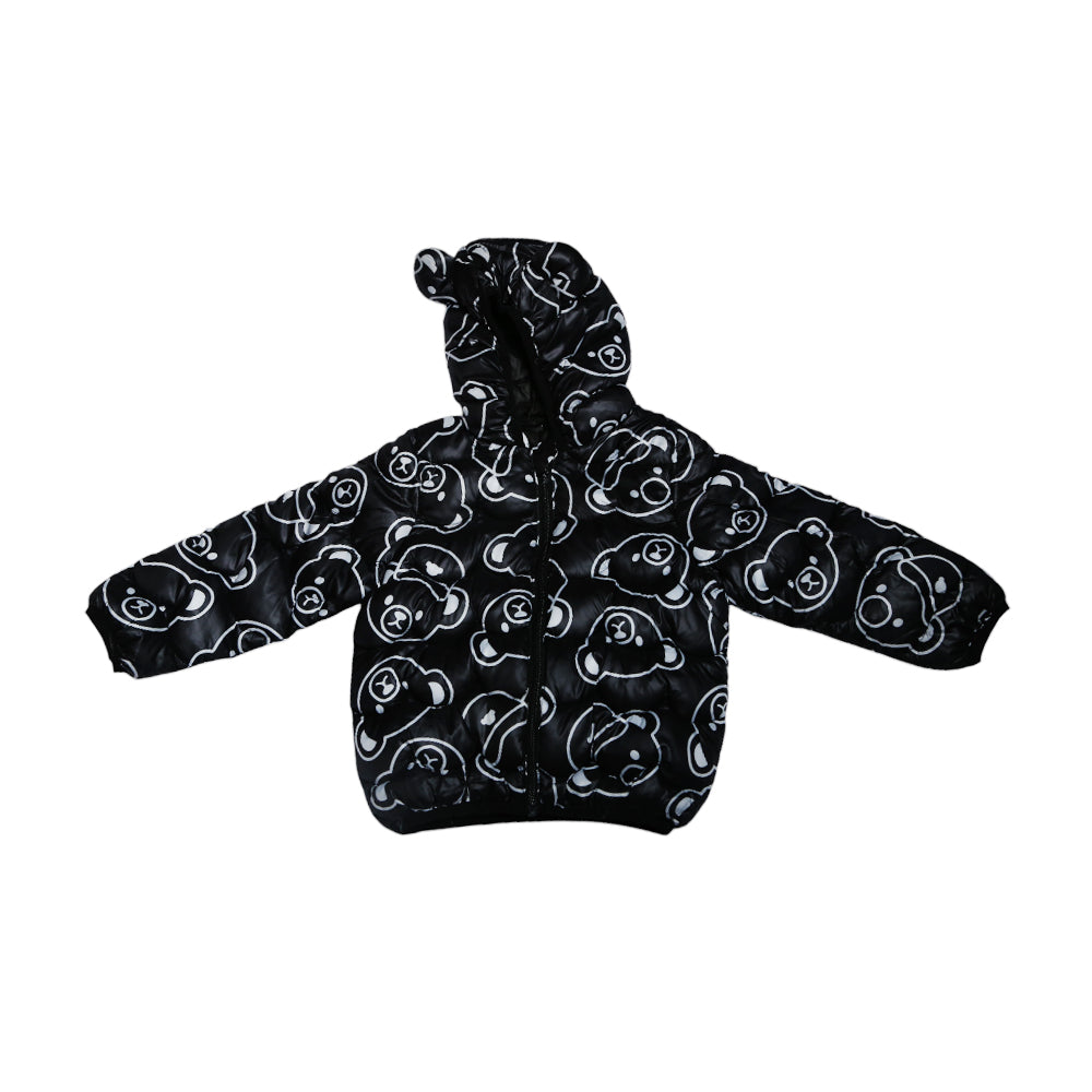 BOYS L/S PUFFER JACKET HOODED MZW-24 12-18M 75 Default Title - MamasJan KidsWear