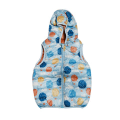 BOYS S/L PUFFER JACKET HOODED MZW-24 6-9M 47 Default Title - MamasJan KidsWear