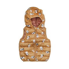 BOYS S/L PUFFER JACKET HOODED MZW-24 3-6M 45 Default Title - MamasJan KidsWear