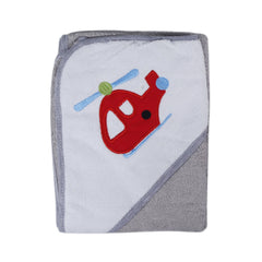 BABY BATH TOWEL HOODED MZW-24 NO-02 Default Title - MamasJan KidsWear