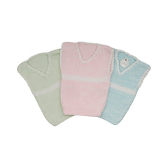 BABY WOOLEN VEST V-NECK SPECIAL COLOR MZW-24 Large - MamasJan KidsWear