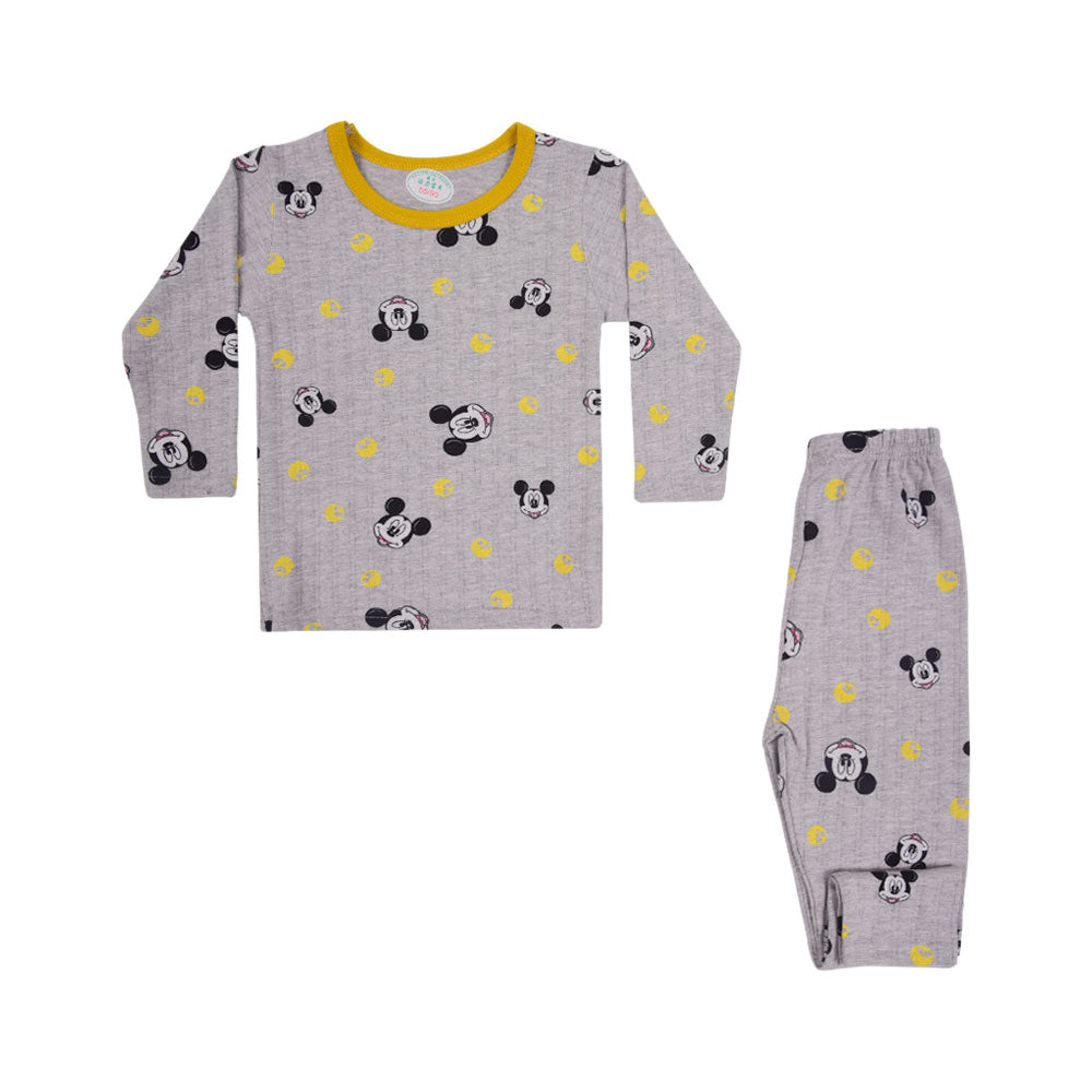 BOYS L/S 2PC SLEEPING SUIT ROT MZW-24 9-12M N4 Default Title - MamasJan KidsWear