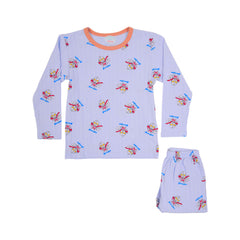 BOYS L/S 2PC SLEEPING SUIT ROT MZW-24 2-3 YEAR N7 Default Title - MamasJan KidsWear