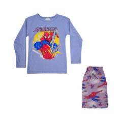 BOYS L/S 2PC SLEEPING SUIT CHR MZW-24 3-4 YEAR N-11 Default Title - MamasJan KidsWear