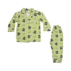 BOYS L/S 2PC SLEEPING SUIT F/O MZW-24 9-12M NO10 Default Title - MamasJan KidsWear