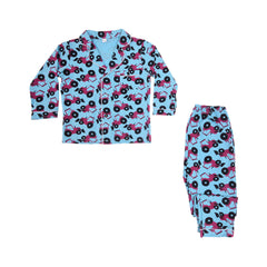 BOYS L/S 2PC SLEEPING SUIT F/O MZW-24 3-4 YEAR NO11 Default Title - MamasJan KidsWear