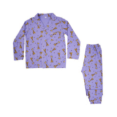 BOYS L/S 2PC SLEEPING SUIT F/O MZW-24 8-9 YEAR NO14 Default Title - MamasJan KidsWear