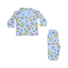 BOYS L/S 2PC SLEEPING SUIT F/O MZW-24 12-18M NO15 Default Title - MamasJan KidsWear