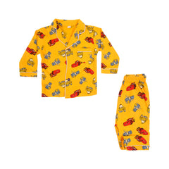 BOYS L/S 2PC SLEEPING SUIT F/O MZW-24 9-12M NO22 Default Title - MamasJan KidsWear