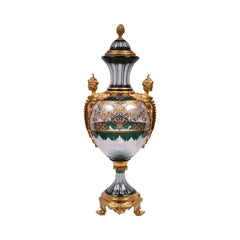 BOWL CANDY CRYSTAL BRASS H-J83-2068 JSB03-A34 Default Title - MamasJan Decoration