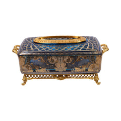 TISSUE BOX CRYSTAL BRASS H-C19-6018 JSC11-D25-6 Default Title - MamasJan Decoration