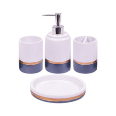 BATHROOM SET 4PC IR SMS-789 Default Title - MamasJan Decoration