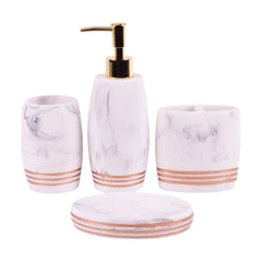 BATHROOM SET 4PC IR SMS-880 Default Title - MamasJan Decoration