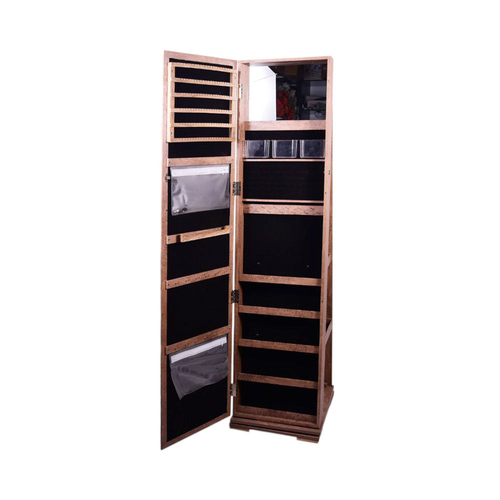 DRESSING MIRROR W JEWELLERY CABINET IR QH-7021B 216-283 Default Title - MamasJan Decoration