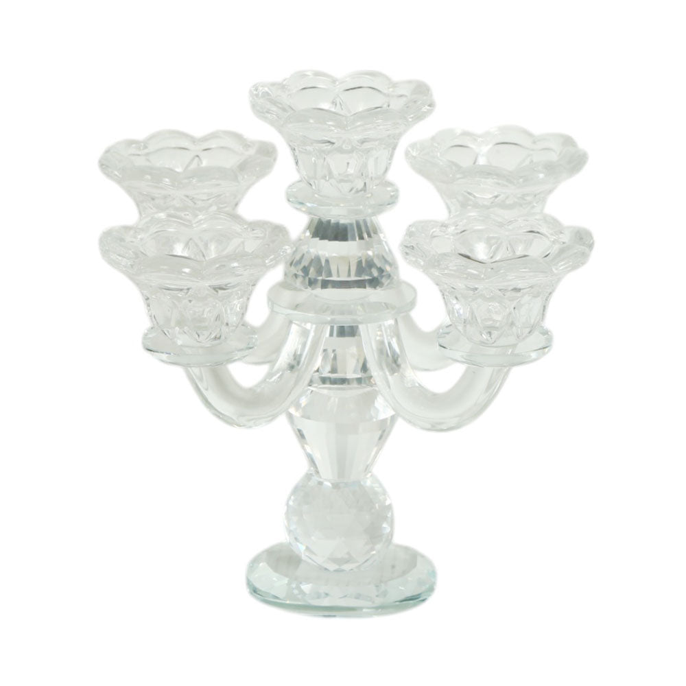 CANDLE STAND CRYSTAL 56153-C55 Default Title - MamasJan Décor
