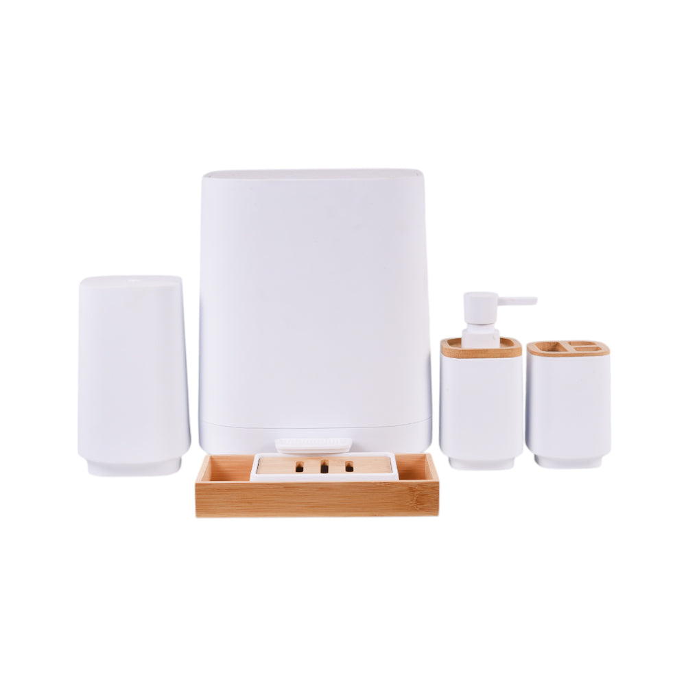 BATHROOM SET 6PC ACRYLIC IR KL9186-B Default Title - MamasJan Decoration