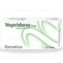 Vepridone Tablets 2mg (1 Box = 1 Strip)(1 Strip = 10 Tablets)